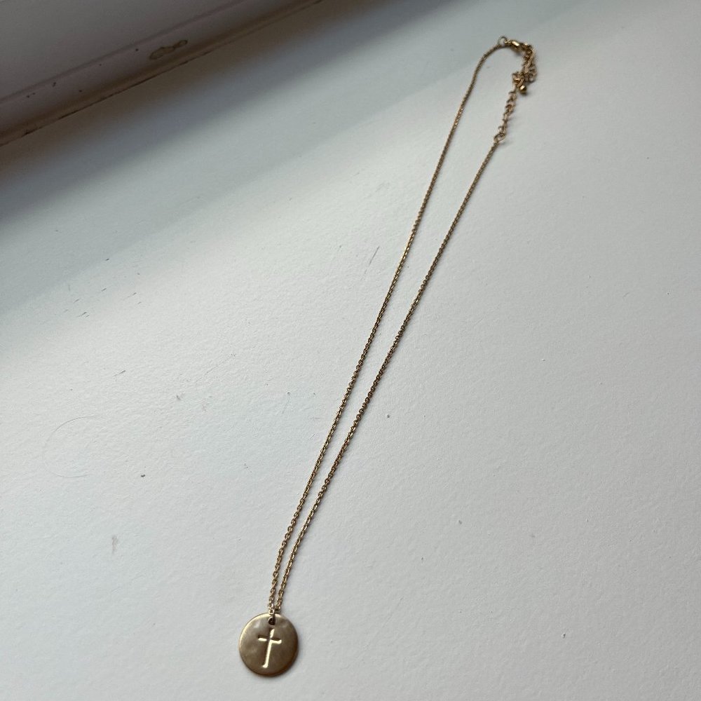 Gold Cross Necklace